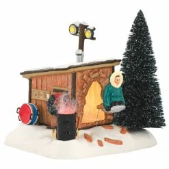 Brand new ⭐ Department-56 Home Decor Department 56 Snow Village National Lampoon Griswold Sled Shack 🔥