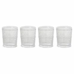 Hot Sale ✨ Kitchen & Dining Godinger Claro Clear Double Old Fashion Glasses - Set Of 4 🌟