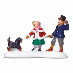 New 💯 Department-56 Home Decor Department 56 Dickens Village Playing With A Puppy 🧨