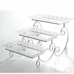 Top 10 🛒 Kitchen & Dining Godinger Dublin Crystal Three Tier Server Set ⌛