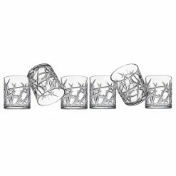 Flash Sale 👍 Kitchen & Dining Godinger Double Old Fashioned Whiskey Glasses Barware - Set Of 6 🎁