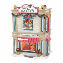Brand new 𧨠Department-56 Home Decor Department 56 Snow Village LED Beaβs Beehive Salon π₯