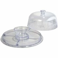 Godinger Shop 6 Cheapest ๐ Kitchen & Dining Godinger Dublin Acrylic 6-in-1 Cake Plate And Serve Dome ๐งจ
