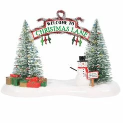 Outlet 😍 Department-56 Home Decor Department 56 Snow Village A Festive 🔔 Christmas Gate 👍