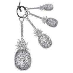 Buy 🔥 Kitchen & Dining Ganz Pineapple Measuring Spoons - Set Of 4 👍