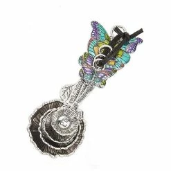 Deals 😀 Kitchen & Dining Ganz Flower Butterflies Measuring Spoons - Set Of 4 😀